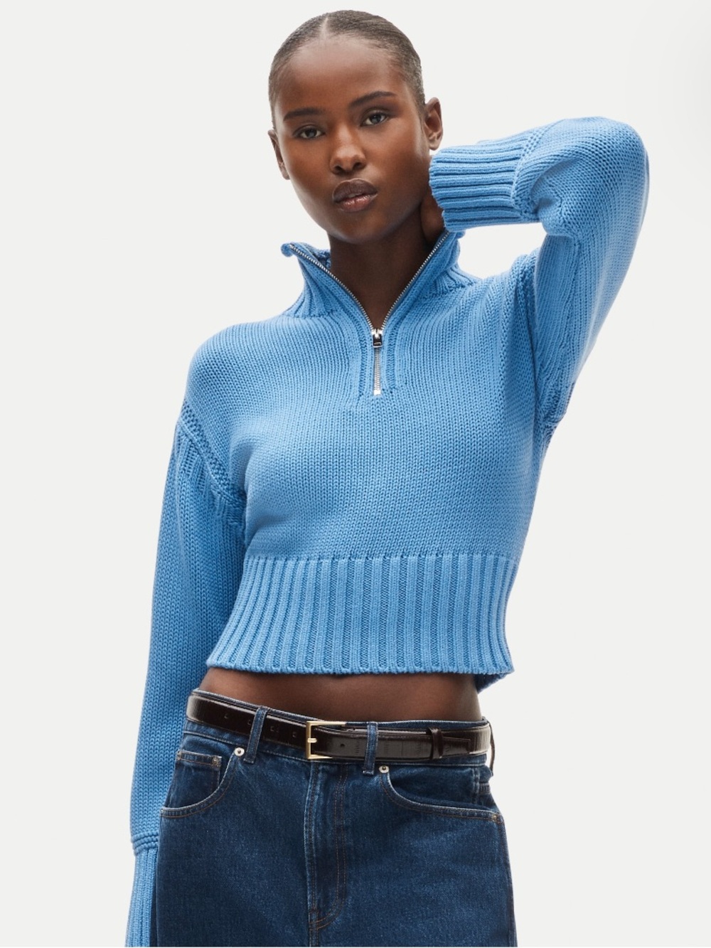 J.Crew Tiny Rollneck in Mazie Blue